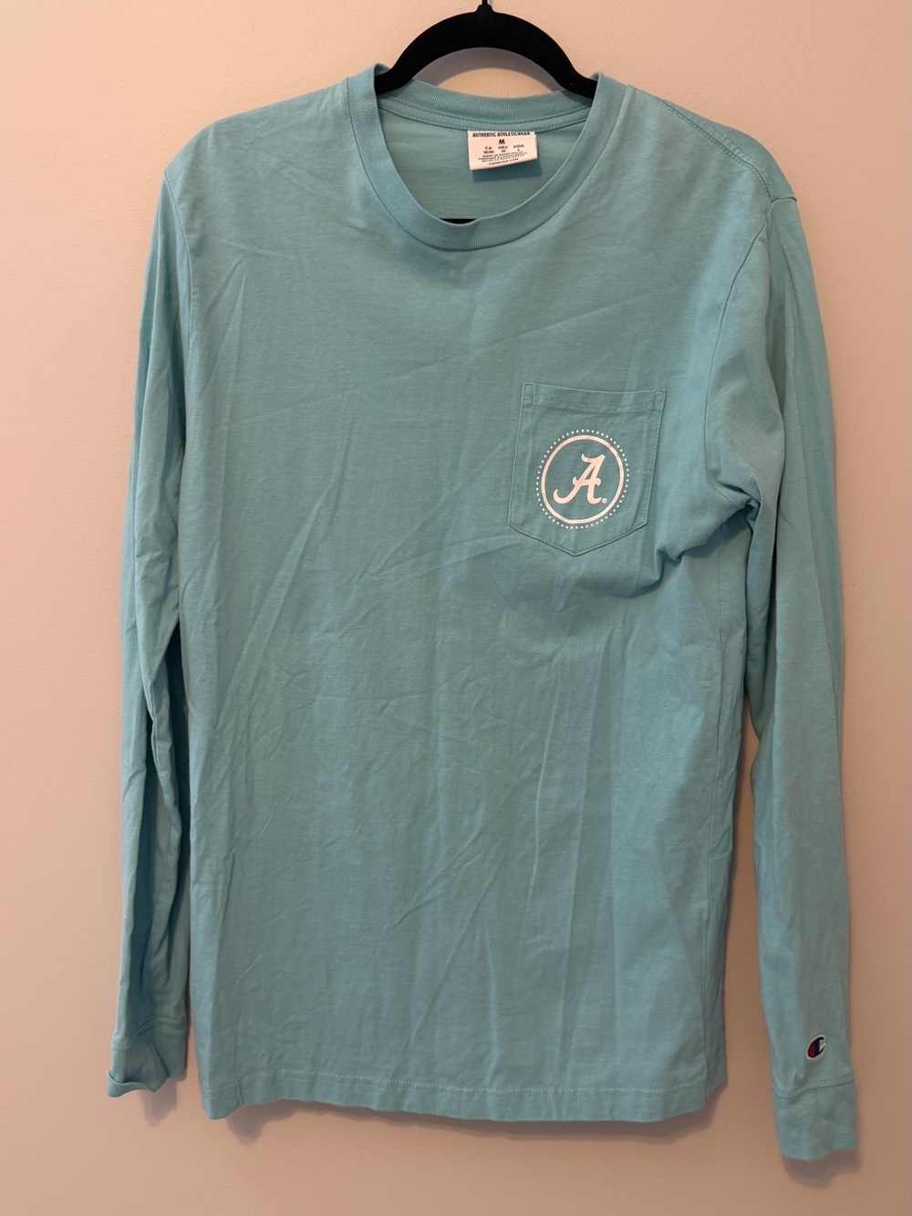 Champion Alabama Crimson Tide Floral Pocket Long Sleeve Tee M